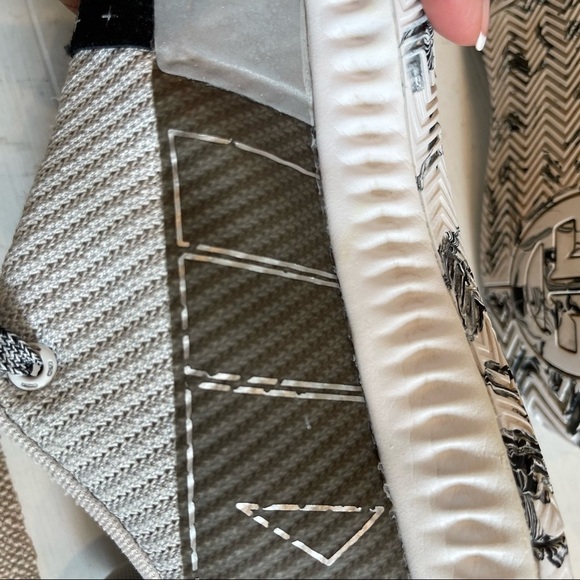 Adidas James Harden Basketball Shoes Gray Black White Mens Size 6.5 - Picture 14 of 16